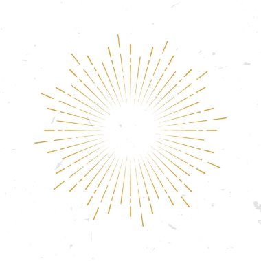 Vintage retro tarzı Retro yıldız patlaması