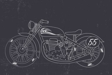 Retro motosiklet konsepti