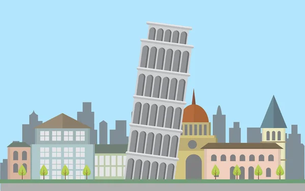 Viajar a Italia — Vector de stock