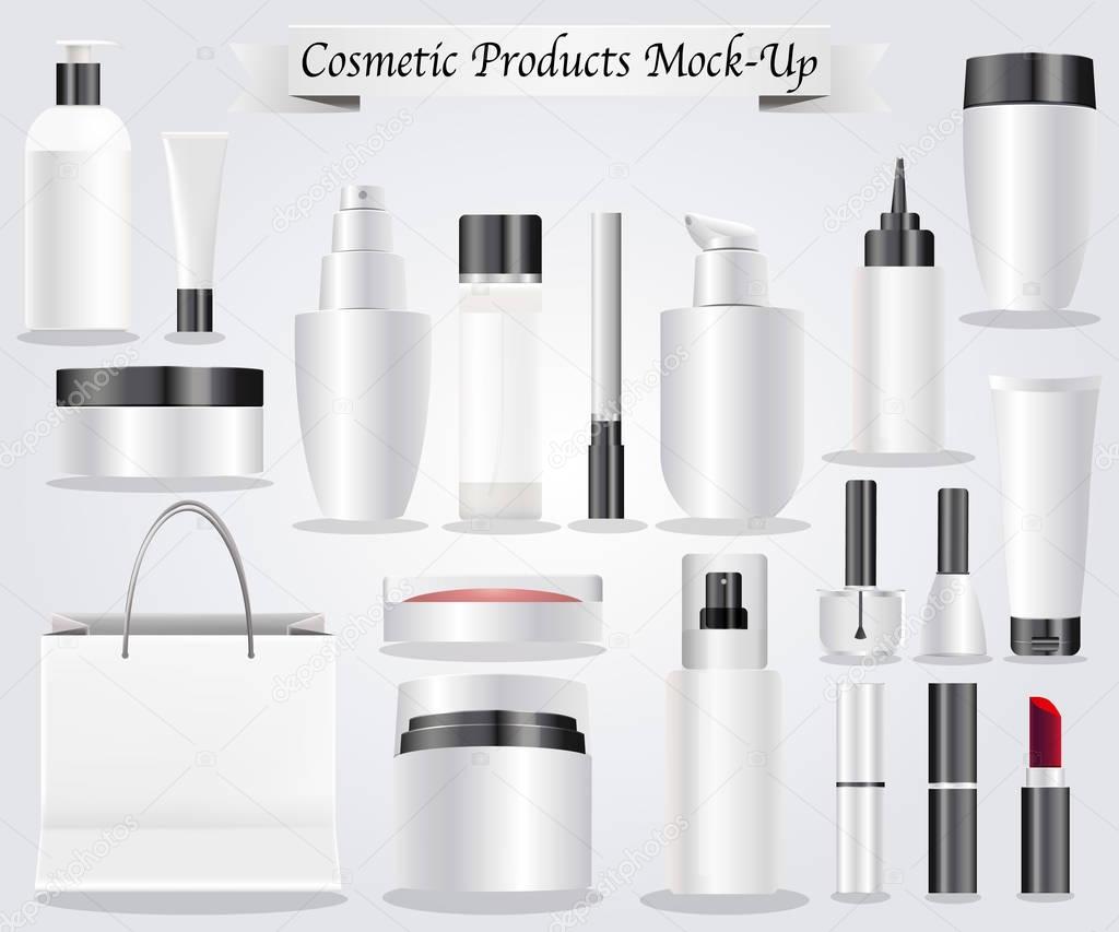 Cosmetic products mock-up