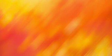 Hareket bulanıklığı efektli soyut turuncu arkaplan illüstrasyonu ve kopyalama alanı