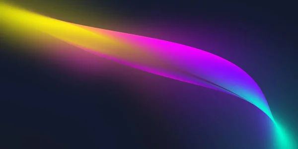 Ilustração de fundo de feixe de luz multicolorido abstrato com efeito de brilho e espaço de cópia — Fotografia de Stock
