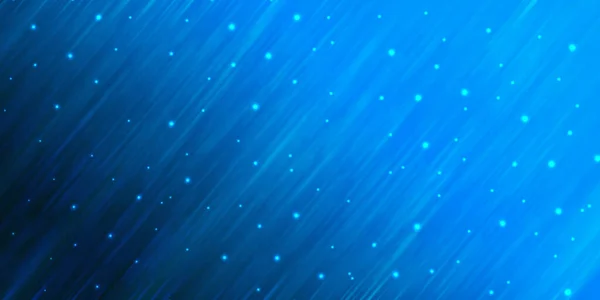 要約明るい輝きの青い背景イラストと輝く小さな星の効果 — ストック写真
