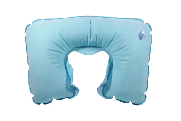 Poduszka nadmuchiwane niebieski — Zdjęcie stockowe