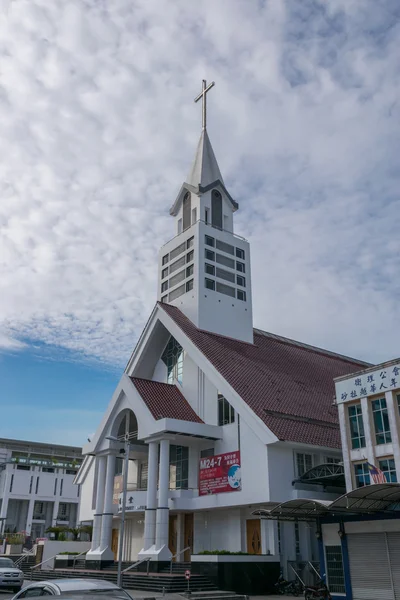 Chiese cristiane della città di Sibu — Foto Stock