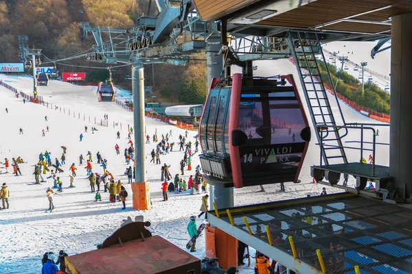 Vivaldi park skigebiet — Stockfoto