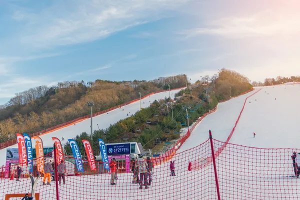 Vivaldi park skigebiet — Stockfoto