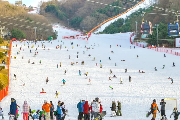 Vivaldi park skigebiet — Stockfoto