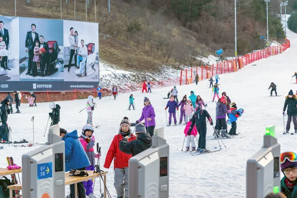 Vivaldi park skigebiet — Stockfoto