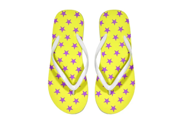 Colorful rubber slippers — Stock Photo, Image