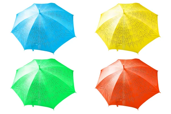 Groupe de parasols colorés — Photo