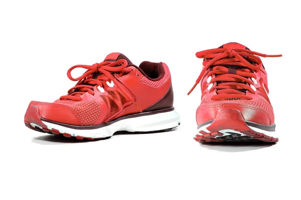 Běh a módní teniska boty — Stock fotografie