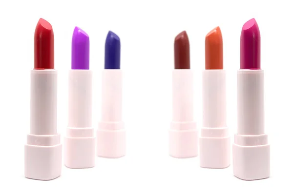 Lipsticks isolated on white background. — Stock Photo, Image