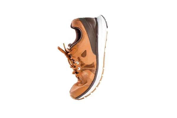 Orange running and fashion sneaker shoe — Stock Photo, Image