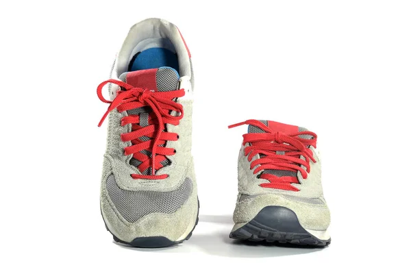 多彩的跑步运动鞋鞋 — 图库照片