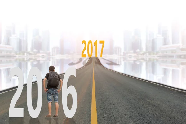 Nieuws jaar 2017 achtergrond. — Stockfoto