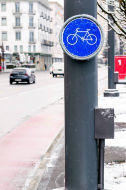 Bisiklet Lane işaretleri 