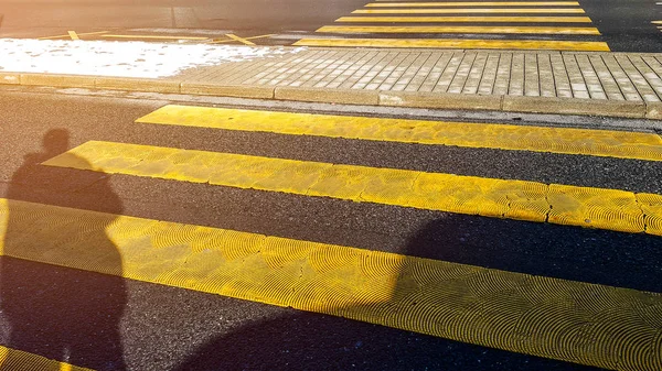 Crosswalk Textur Hintergrund — Stockfoto