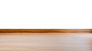 Laminat parke ve teak ahşap kenarları 