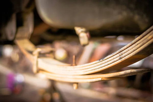 Shock absorber and suspension of a car — Stock Photo, Image