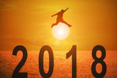 2018 haber yıl ve iş ve hedef için kavramlar.