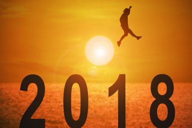 2018 haber yıl ve iş ve hedef için kavramlar.