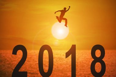 2018 haber yıl ve iş ve hedef için kavramlar.