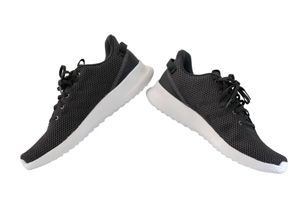 Fekete cipők futócipő — Stock Fotó
