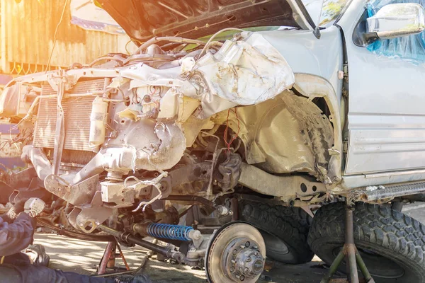 Serviço de reparação automóvel industrial — Fotografia de Stock
