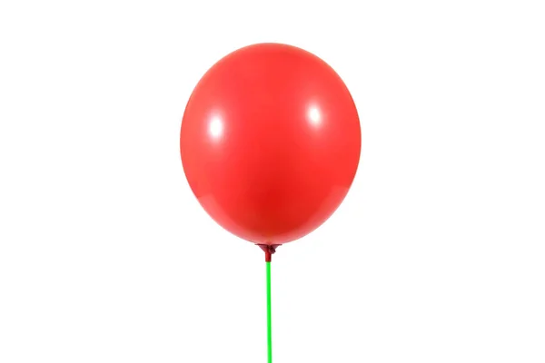 Balão vermelho isolado — Fotografia de Stock