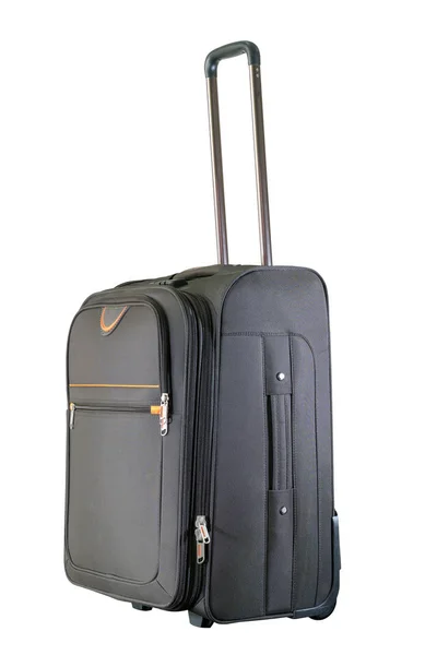 Brown suitcase isolated — Stock Photo, Image