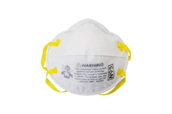 N95 Maska Respirator Pyłu Pm2 Zapach Dreszcze Zakażenie Coronavirus Covid — Zdjęcie stockowe