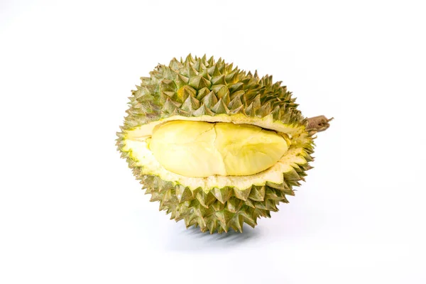 Mothong Durian Est Fruit Exporté Thaïlande Isolé Sur Fond Blanc — Photo