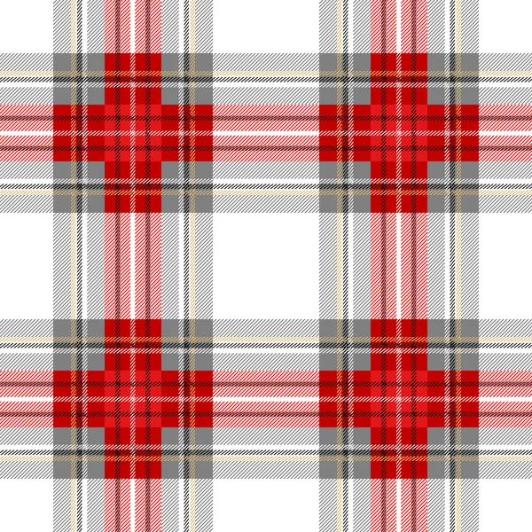 Szkocką kratę. Szkocki wektor checkered plaid wzór. — Wektor stockowy