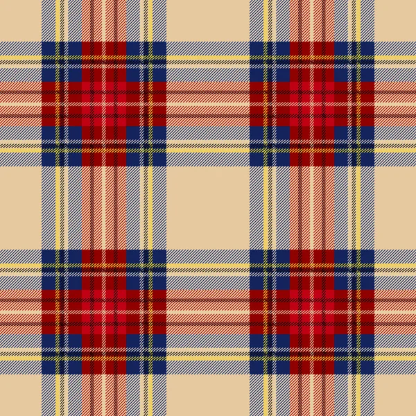 Traditionele tartan. Naadloze Schotse geruite geruite vector patroon. — Stockvector