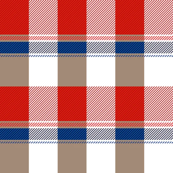 Motif en laine sans couture à carreaux. Impression textile classique . — Image vectorielle