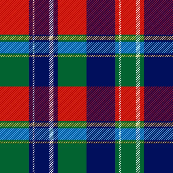 Patrón de lana sin costura a cuadros. Estampado textil clásico . — Vector de stock