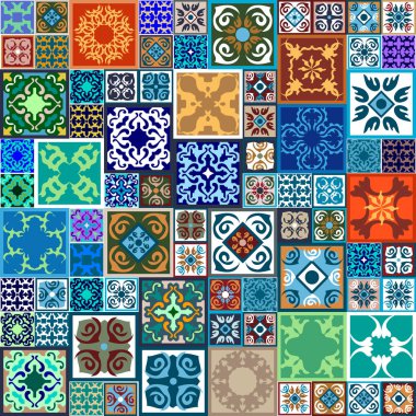 Büyük seramik sırlı seti.