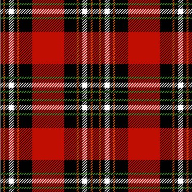 Geleneksel tartan. Retro Tekstil koleksiyon.