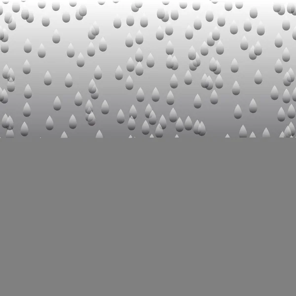 Water drops on glass surface. — Stock Vector
