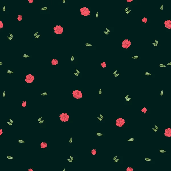 Kleine florale Punkte — Stockvektor