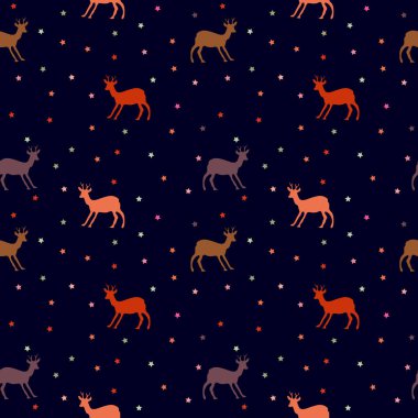 Geyikler gökyüzünde. 