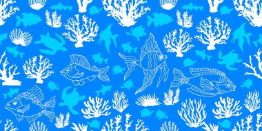 Tropikal mavi lagün.