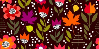 Japon motifleri ile karanlık Bahçe.