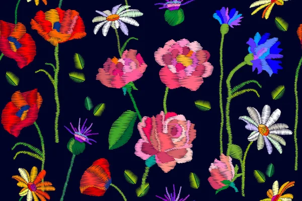 Rosa blühende Blumen. — Stockvektor