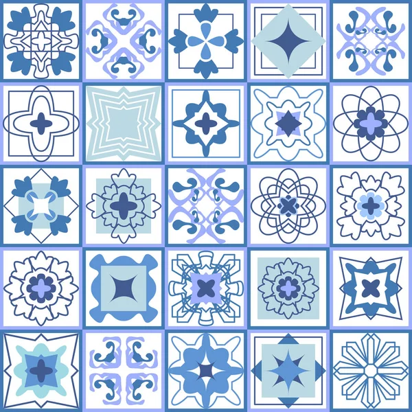 Vintage damalı Seramik Fayans ayarla.