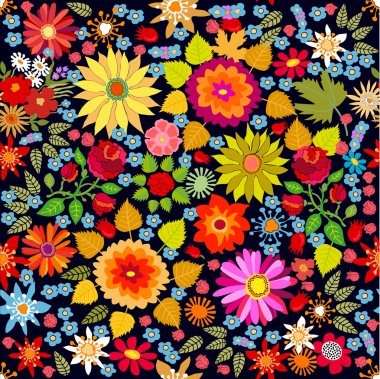 Parlak sonbahar çiçek.