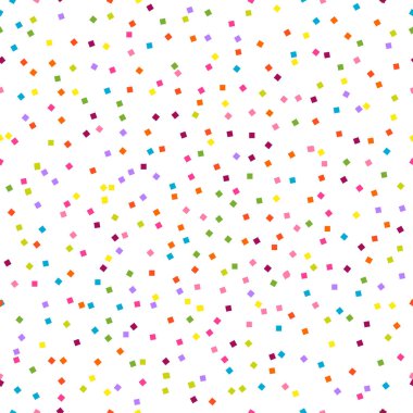 Beyaz geometrik arka plan ile renkli kareler.