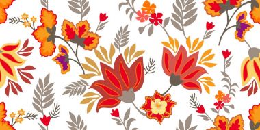 Rus motifleri ile botanik sınır.