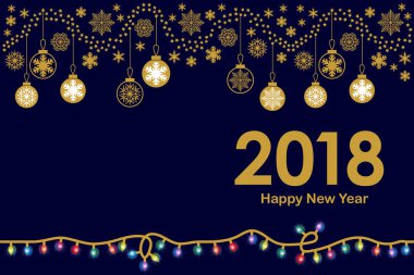 Geometrik neşeli Noel ve mutlu yeni yıl kartı. 